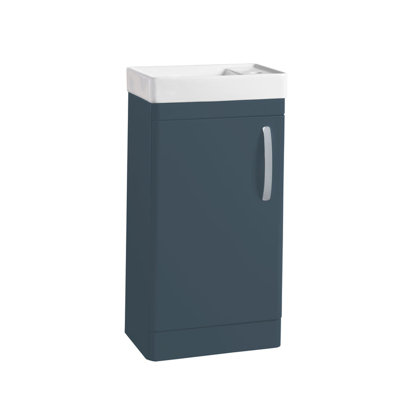 Tavistock Compass 450mm Freestanding Cloakroom Unit - Matt Oxford Blue