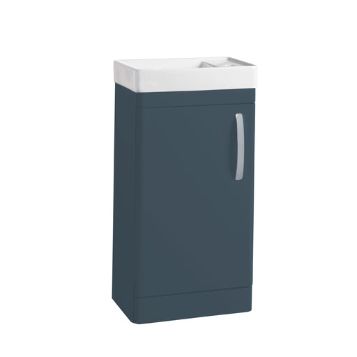 Tavistock Compass 450mm Freestanding Cloakroom Unit - Matt Oxford Blue