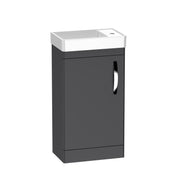 Tavistock Compass 450mm Freestanding Cloakroom Unit - Matt Storm Grey