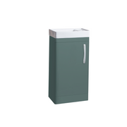 Tavistock Compass 450mm Freestanding Cloakroom Unit - Matt Viridian Green