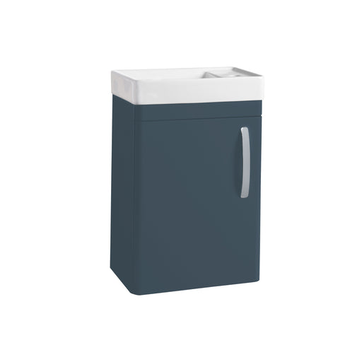 Tavistock Compass 450mm Wall Mounted Cloakroom Unit - Matt Oxford Blue