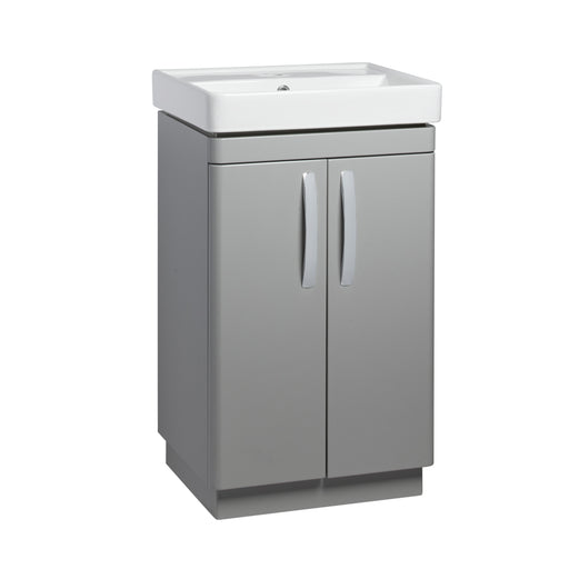 Tavistock Compass 500mm Freestanding Basin Unit - Gloss Light Grey