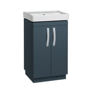 Tavistock Compass 500mm Freestanding Basin Unit - Matt Oxford Blue