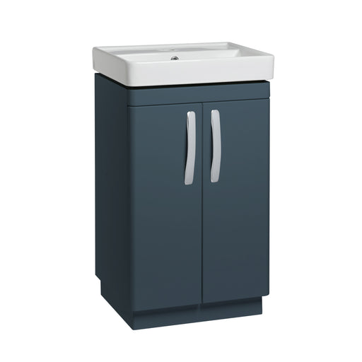 Tavistock Compass 500mm Freestanding Basin Unit - Matt Oxford Blue