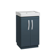 Tavistock Compass 500mm Freestanding Basin Unit - Matt Oxford Blue
