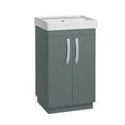Tavistock Compass 500mm Freestanding Basin Unit - Matt Viridian Green