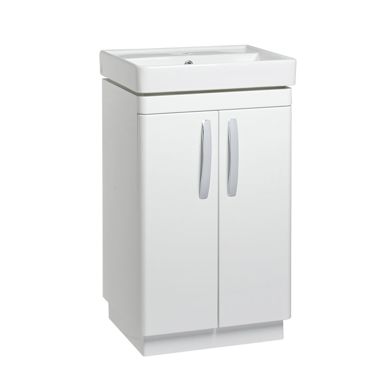 Tavistock Compass 500mm Freestanding Basin Unit - Gloss White