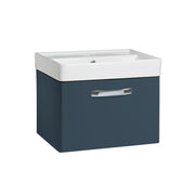 Tavistock Compass 500mm Wall Mounted Basin Unit - Matt Oxford Blue