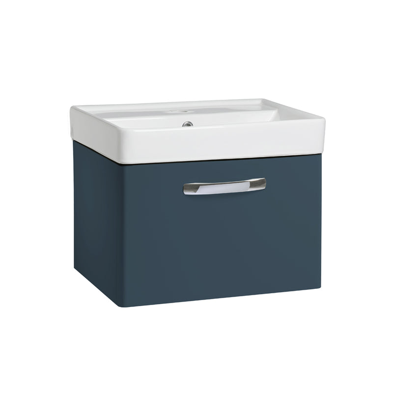 Tavistock Compass 500mm Wall Mounted Basin Unit - Matt Oxford Blue