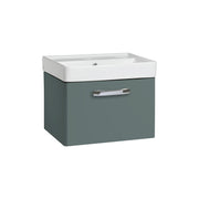 Tavistock Compass 500mm Wall Mounted Basin Unit - Matt Viridian Green