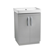Tavistock Compass 600mm Freestanding Basin Unit - Gloss Light Grey