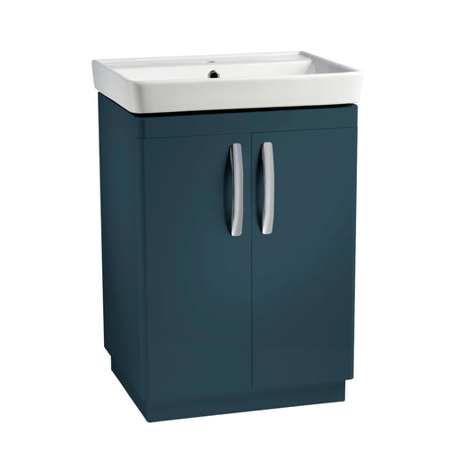 Tavistock Compass 600mm Freestanding Basin Unit - Matt Oxford Blue
