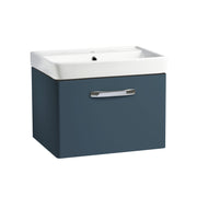 Tavistock Compass 600mm Wall Mounted Basin Unit - Matt Oxford Blue