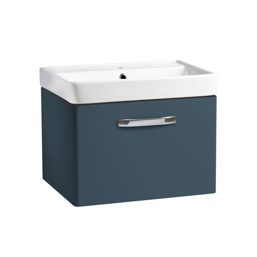 Tavistock Compass 600mm Wall Mounted Basin Unit - Matt Oxford Blue