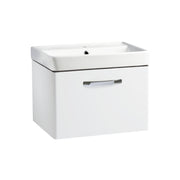 Tavistock Compass 600mm Wall Mounted Basin Unit - Gloss White