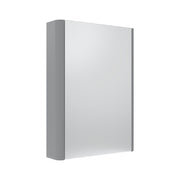 Tavistock Compass 475mm Single Door Non Illuminated Mirror Cabinet - Gloss Light Grey
