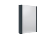 Tavistock Compass 475mm Single Door Non Illuminated Mirror Cabinet - Matt Oxford Blue