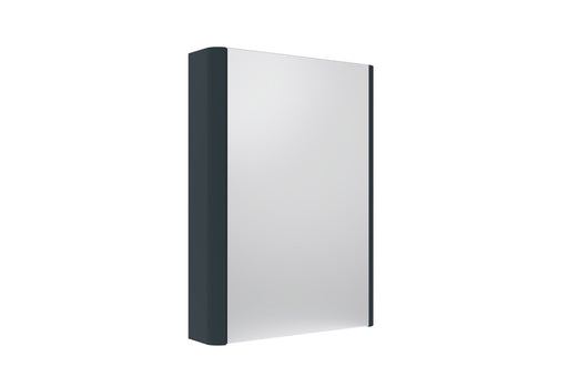 Tavistock Compass 475mm Single Door Non Illuminated Mirror Cabinet - Matt Oxford Blue