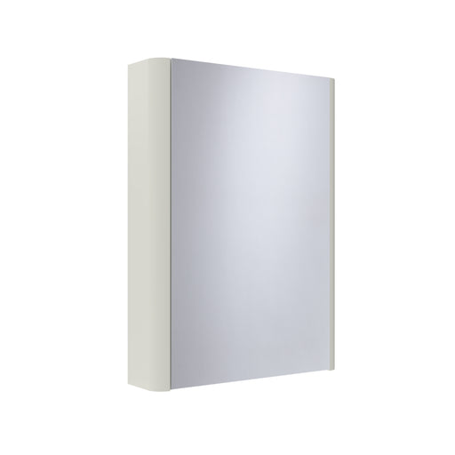 Tavistock Compass 475mm Single Door Non Illuminated Mirror Cabinet - Gloss White