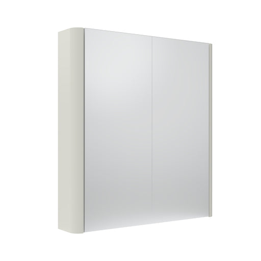 Tavistock Compass 600mm Double Door Non Illuminated Mirror Cabinet - Gloss White