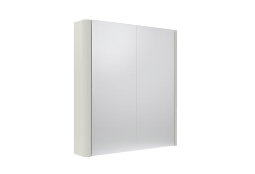 Tavistock Compass 600mm Double Door Non Illuminated Mirror Cabinet - Gloss White