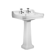 Tavistock Vitoria 605mm Basin - 2 Tap Holes