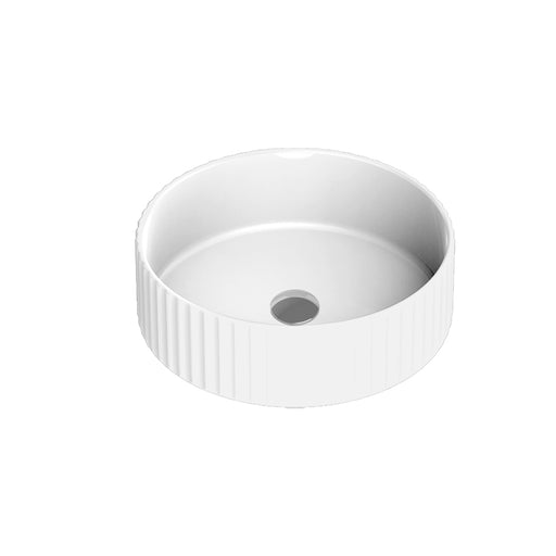 Tavistock Fluted Countertop Basin - White