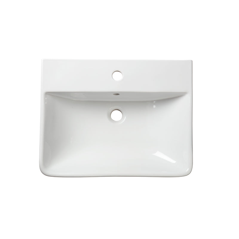 Tavistock Semi-Countertop Basin 560mm - 1 Tap Hole