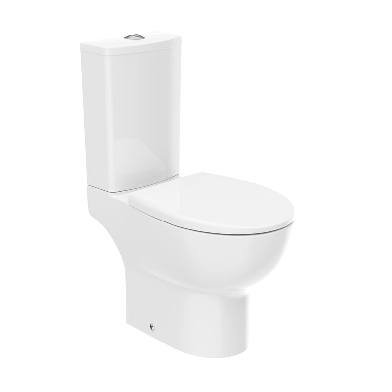Tavistock Loft Open Back Close Coupled WC Pan - White