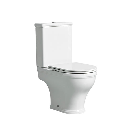 Tavistock Lansdown Short Projection Open Back Close Coupled WC - Pan