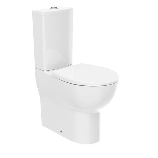 Tavistock Loft Comfort Height Fully Enclosed Close Coupled WC Pan - White