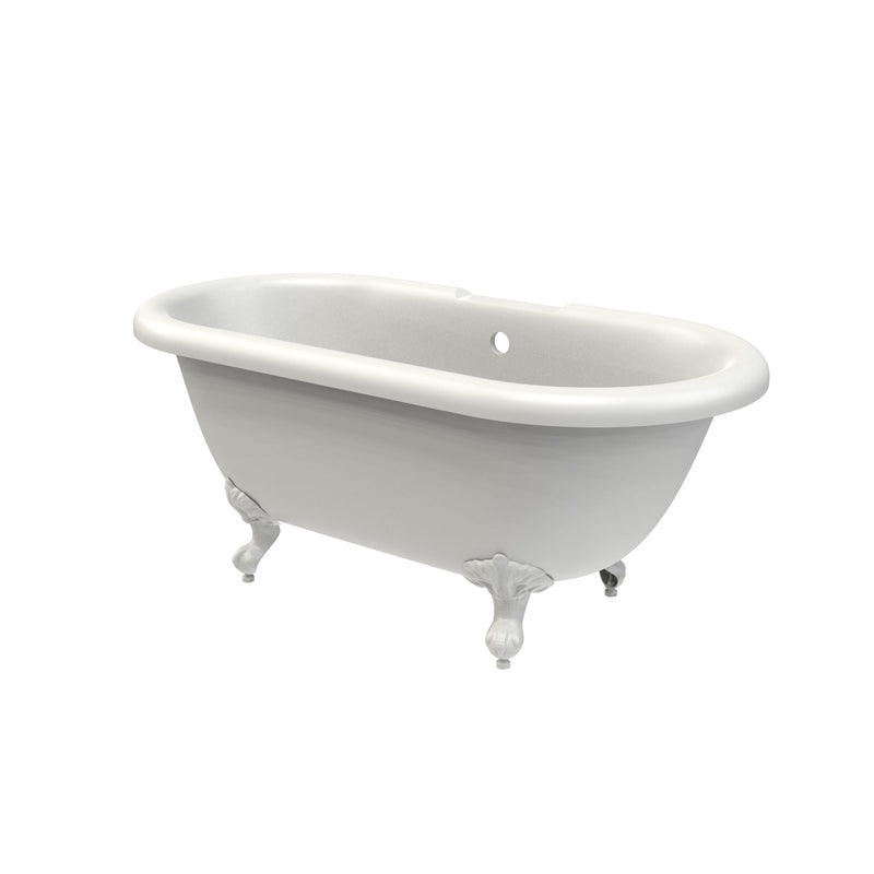 Tavistock Vitoria 1500mm Roll Top Bathtub - Gloss White