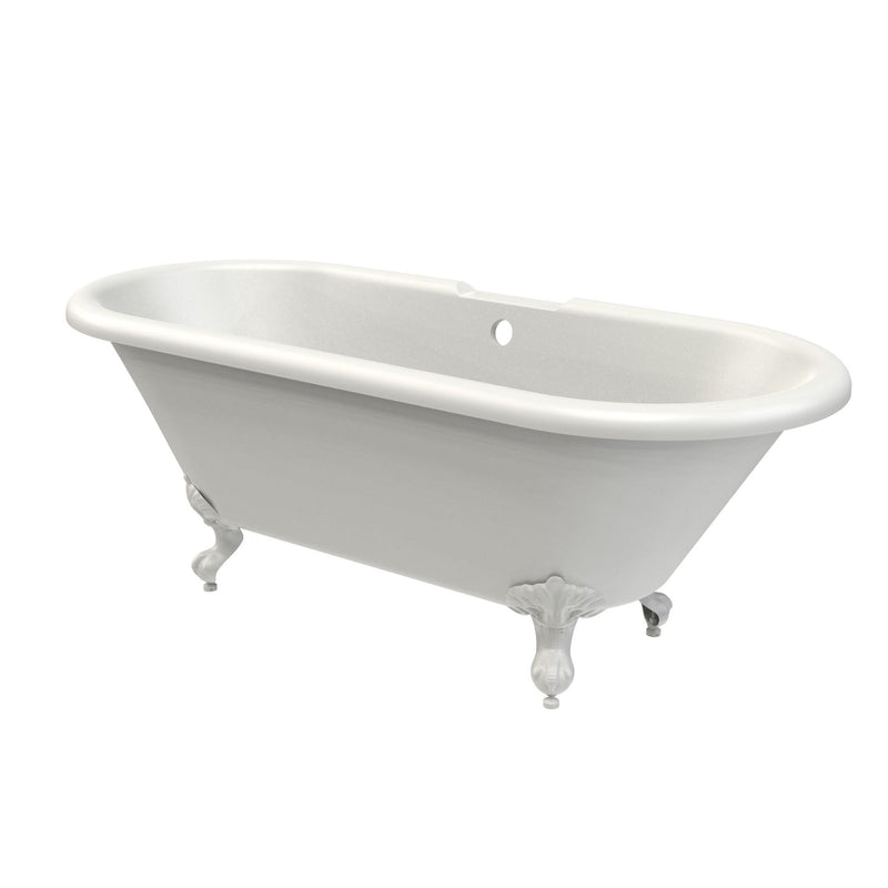 Tavistock Vitoria 1700mm Roll Top Bathtub - Gloss White