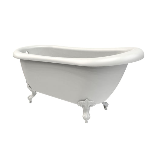 Tavistock Vitoria 1550mm Single Ended Slipper Bathtub - Gloss White