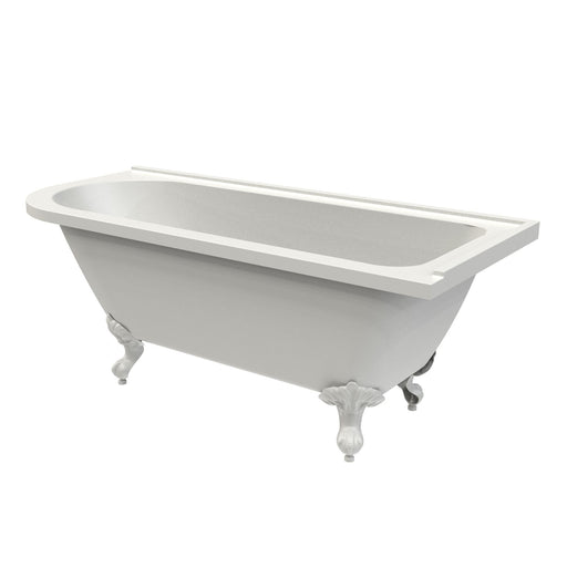 Tavistock Vitoria 1680mm Corner Shower Bath Right Hand - Gloss White