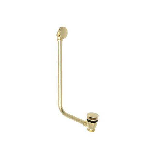 Tavistock Exposed Bath Overflow Kit with Click Waste - Brushed Brass