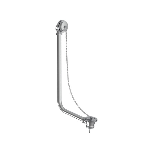 Tavistock Exposed Bath Overflow Kit with Plug & Chain Waste - Chrome