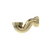 Tavistock Bath P Trap with Exposed Drain Pipe - Brushed Brass