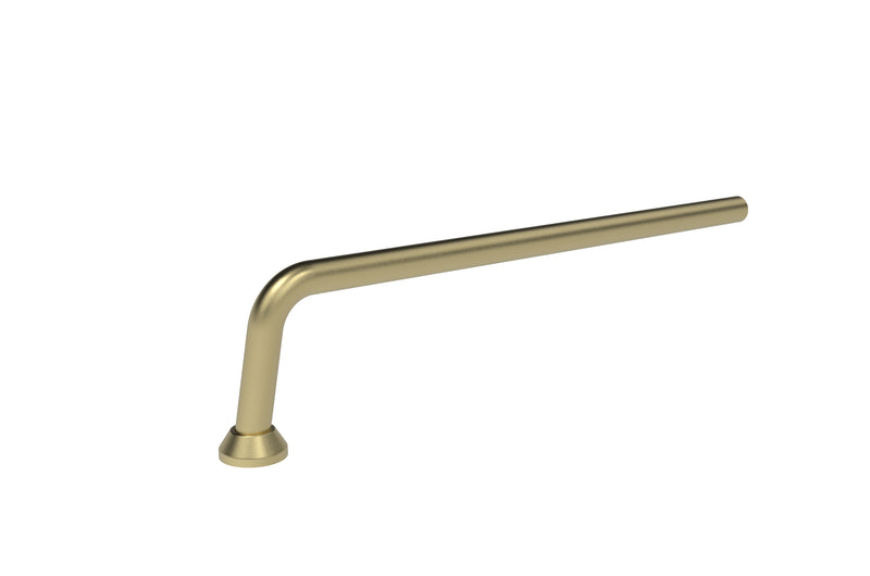 Tavistock Bathtub Exposed Drain Pipe - Brushed Brass