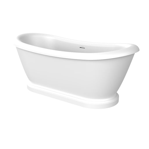 Tavistock Marston 1770mm Double Ended Roll Top Bathtub - Gloss White