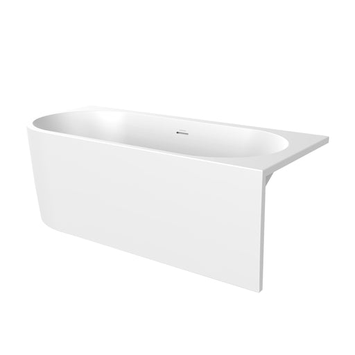 Tavistock Cadence 1700mm Corner Shower Bathtub Right Hand - Gloss White