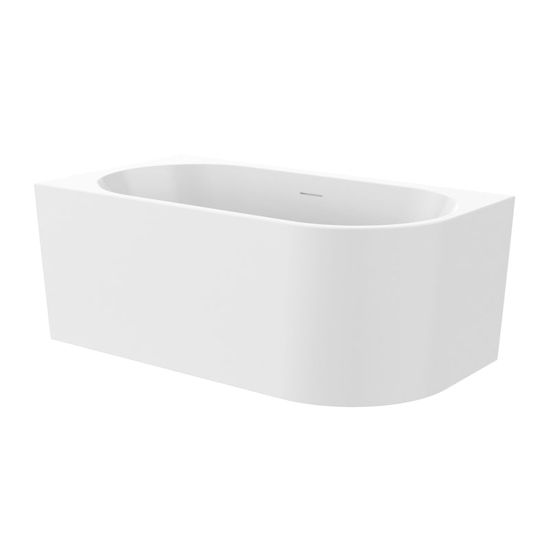 Tavistock Cadence 1500mm Corner Shower Bathtub Left Hand - Gloss White