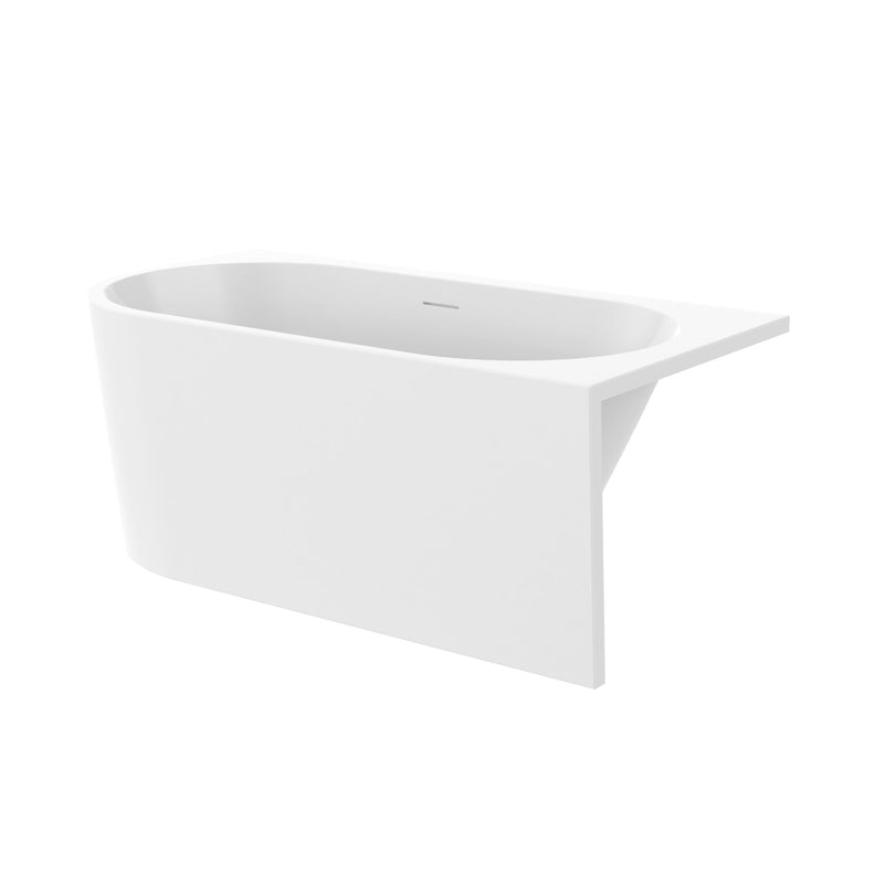 Tavistock Cadence 1500mm Corner Shower Bathtub Right Hand - Gloss White