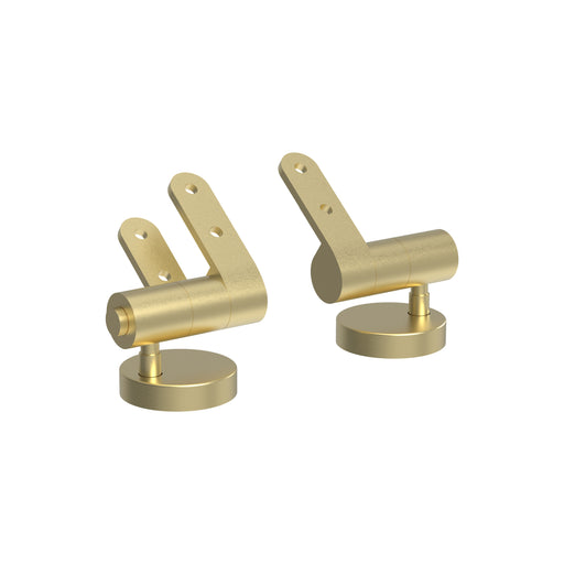 Tavistock Toilet Seat Cover Caps & Hinges for DC4035-SF - Brushed Brass