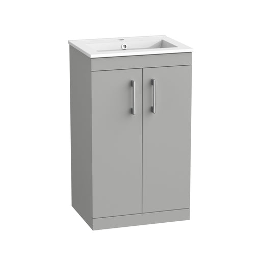 Tavistock Kew 500mm Freestanding Basin Unit - Matt Light Grey