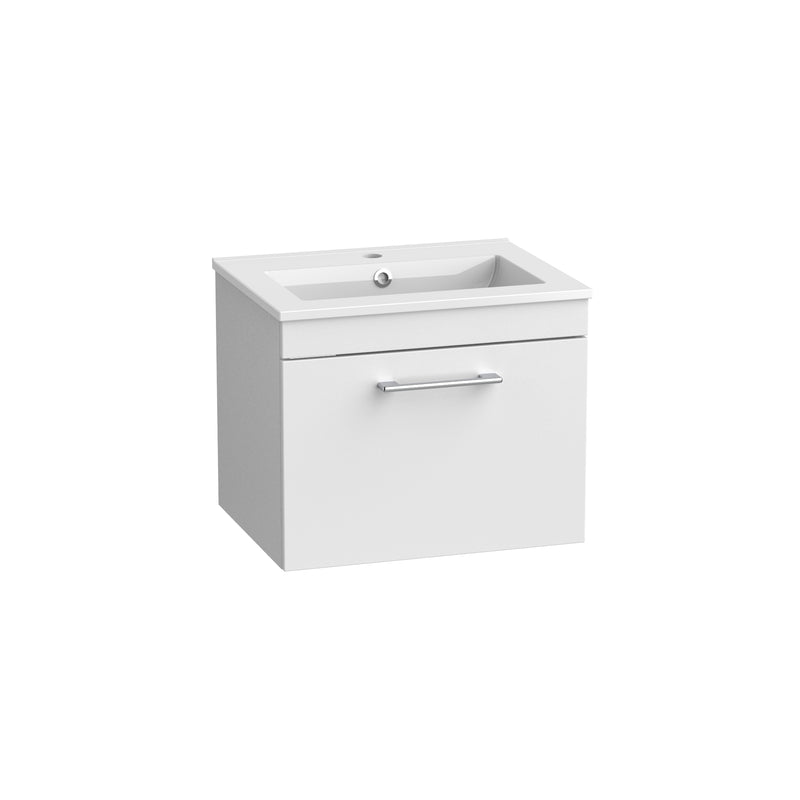 Tavistock Kew 500mm Wall Mounted Basin Unit - Gloss White