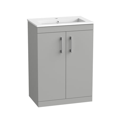 Tavistock Kew 600mm Freestanding Basin Unit - Matt Light Grey
