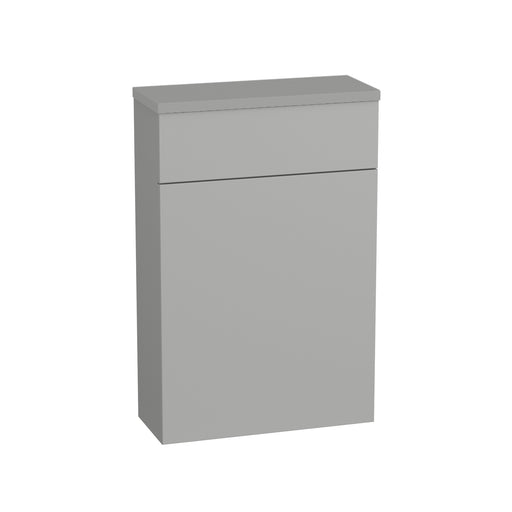 Tavistock Kew Back to Wall WC Unit & Worktop 568mm - Matt Light Grey