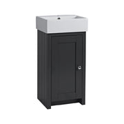 Tavistock Lansdown 430mm Cloakroom Unit - Matt Black