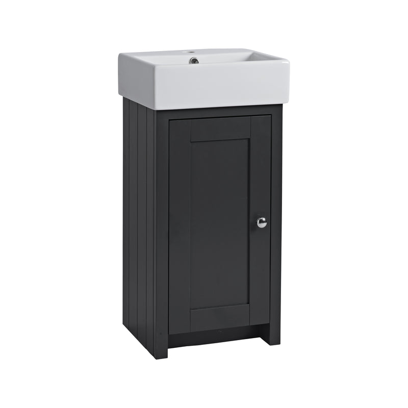 Tavistock Lansdown 430mm Cloakroom Unit - Matt Black